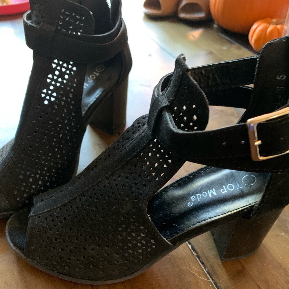 Black heels